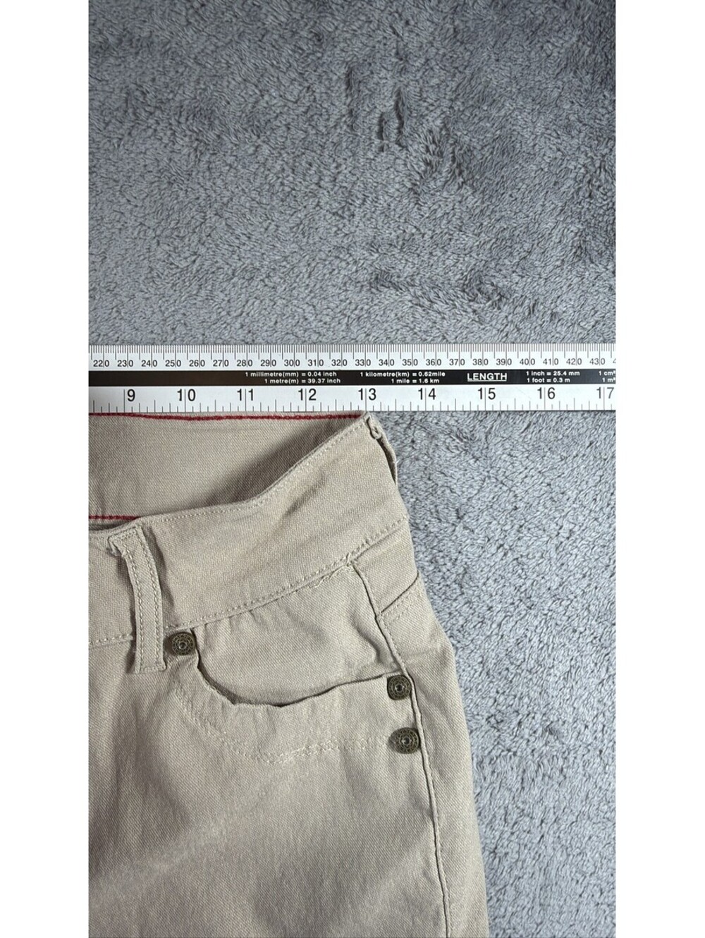 Sabrina Lauren Beige Slim Fit Pants Size 10 - Picture 4 of 15